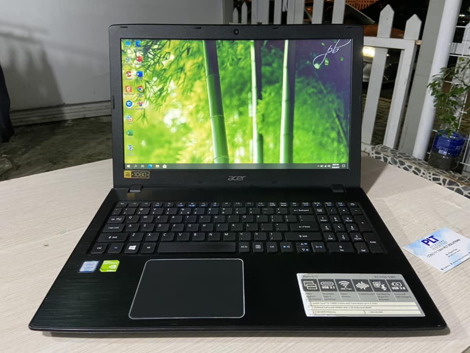 ACER CORE I5-TH7 CÓ CARD MÀN HÌNH RỜI  GEFORCE 940MX XỬ LÝ ĐỒ HOẠ MẠNH MẼ, RAM KHỦNG 16 GB CÙNG SSD 256 GB SIÊU NHANH VÀ HDD 500GB LƯU TRỮ TỐT