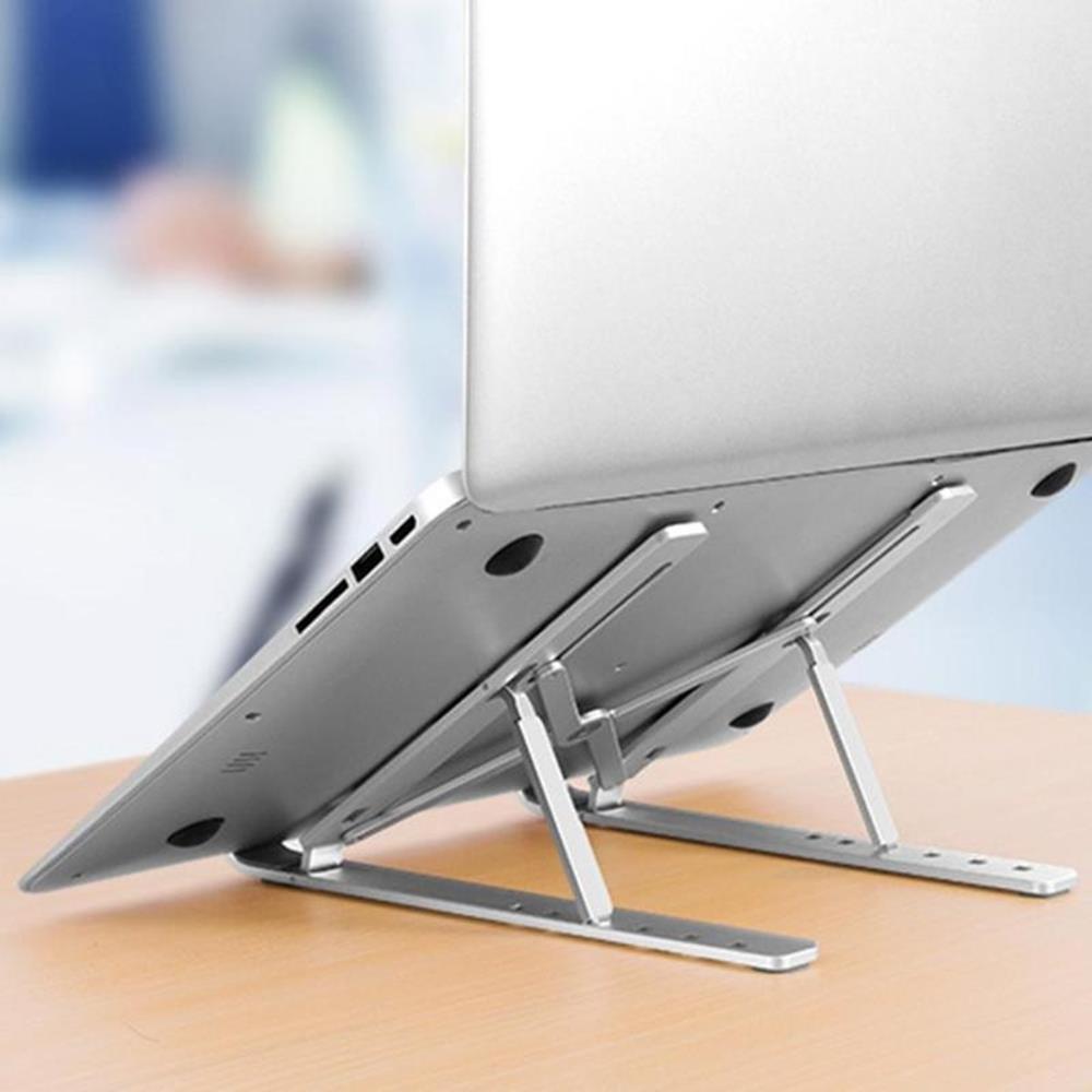 GIÁ ĐỠ LAPTOP, MACBOOK, IPAD ĐIỀU CHỈNH ĐƯỢC ĐỘ NGHIÊNG GIÚP THOÁNG KHÍ, DỄ NHẤN PHÍM, CHẤT LƯỢNG - THANH LỊCH