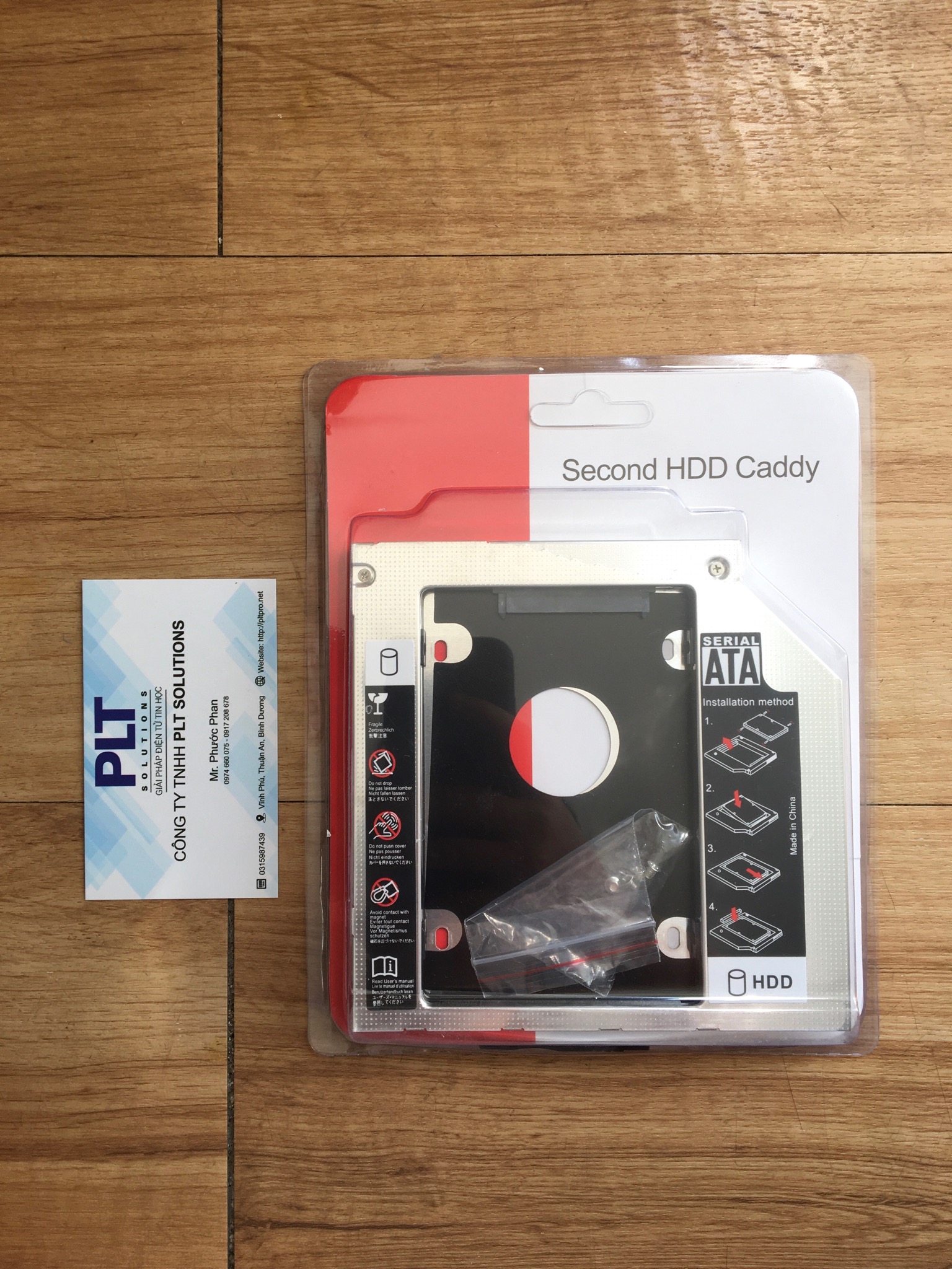 CADDY BAY HDD LOẠI DÀY 12.7 mm , BIẾN ĐỔI Ổ DVD, CD CỦA BẠN THÀNH MỘT Ổ CỨNG