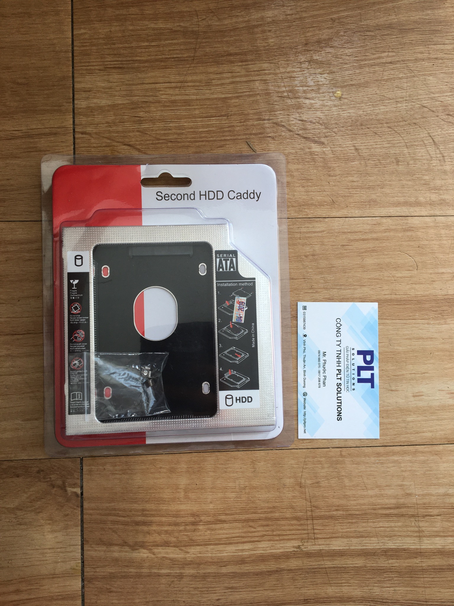 CADDY BAY HDD LOẠI MỎNG 9.5mm , BIẾN ĐỔI Ổ DVD, CD CỦA BẠN THÀNH MỘT Ổ CỨNG