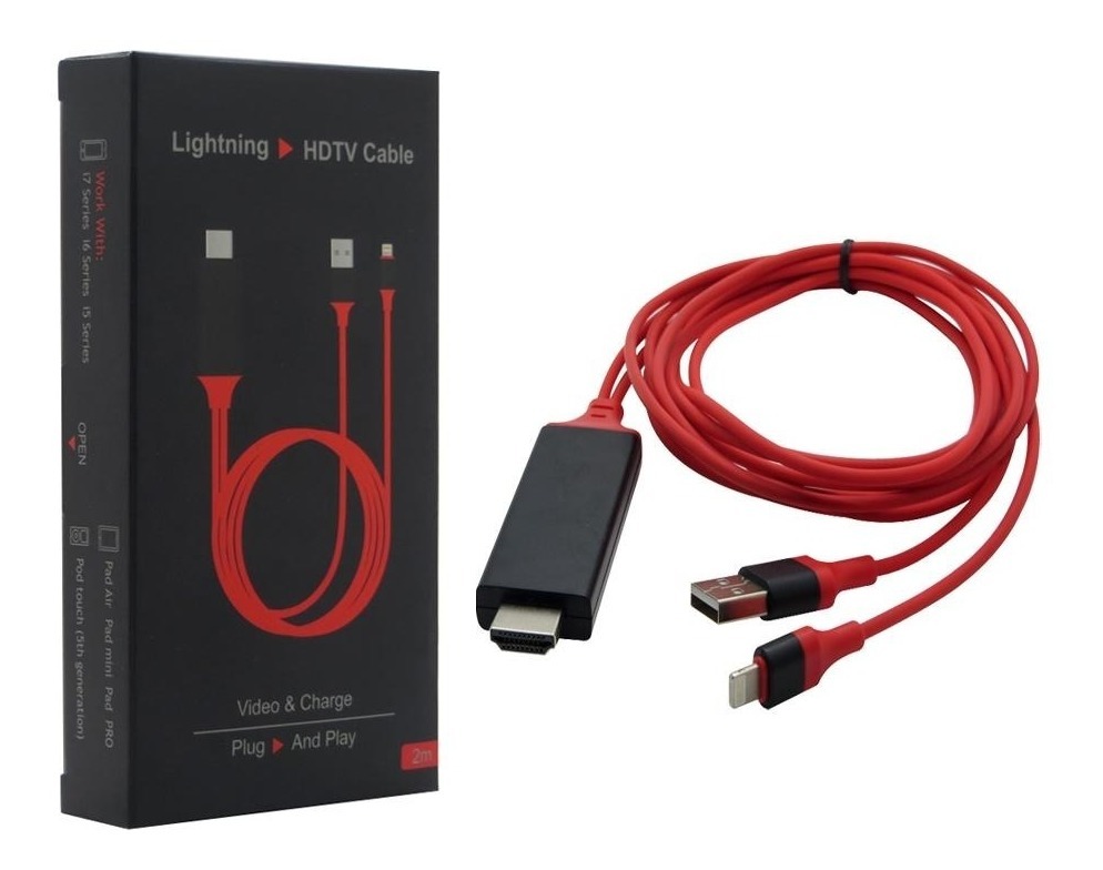 CÁP KẾT NỐI IPHONE, IPAD VỚI TIVI, MÁY CHIẾU (LIGHTNING -> HDMI)