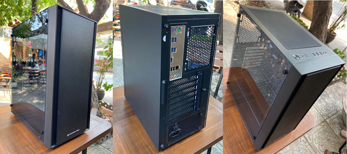 THÙNG PC CORE I3-8100 3.6Ghz - RAM 8BG - SSD 128GB - HDD 500GB - NGUỒN CÔNG SUẤT THỰC, XỬ LÝ MẠNH MẼ CÁC TÁC VỤ LẬP TRÌNH, THIẾT KẾ, GAMING,... (NEW - BH 12 THÁNG)