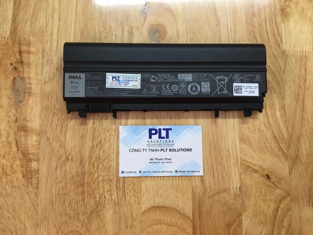 PIN ZIN DELL E5440 9 CELL SỬ DỤNG ĐƯỢC 6 - 7 TIẾNG