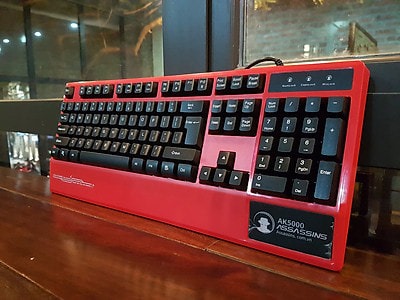 BÀN PHÍM RED GAMING ASSASSINS AK-5000 CHÍNH HÃNG, CÀNG GÕ CÀNG GHIỀN