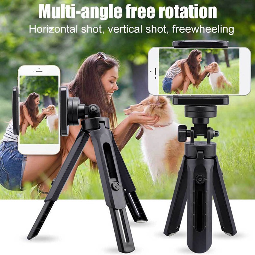 GIÁ ĐỠ ĐIỆN THOẠI 3 CHÂN TRIPOD SUPPORT XOAY 360 ĐỘ, GIÚP HỌC TẬP VÀ HỘI HỌP ONLINE HIỆU QUẢ