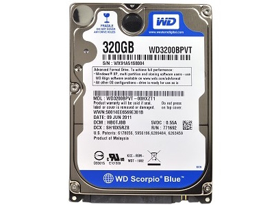 Ổ CỨNG LAPTOP 320 GB HÀNG NHẬP CHẤT LƯỢNG TỐT, ĐỌC ÊM, NHANH