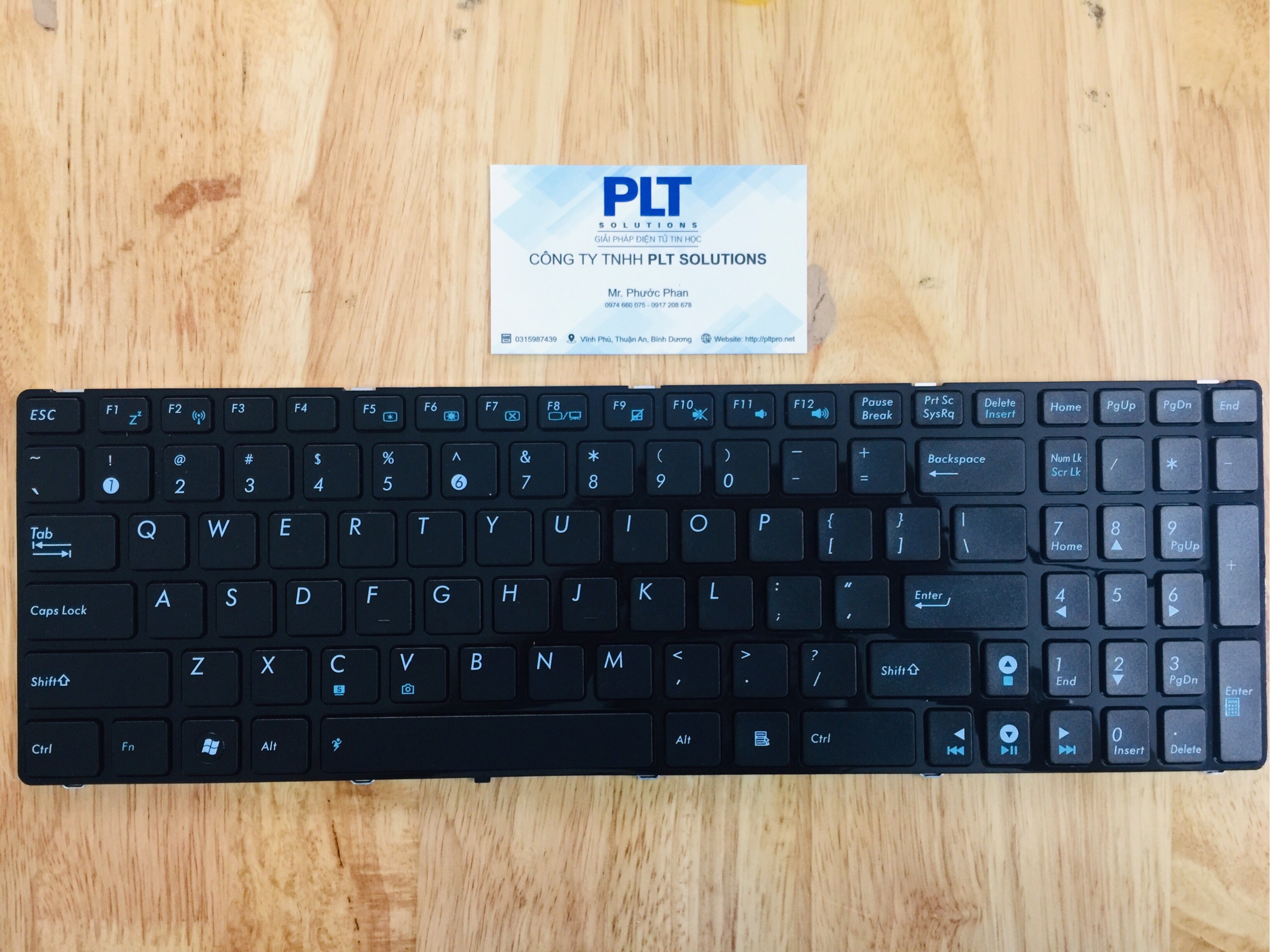 BÀN PHÍM LAPTOP ASUS K52, K53, K53E, UL50, G51, G72, G73, N50, N53, G50, N61,  X55C, U50, U50A, U50F, U50VG, UX50, UX50V, R503C (MÀU ĐEN)