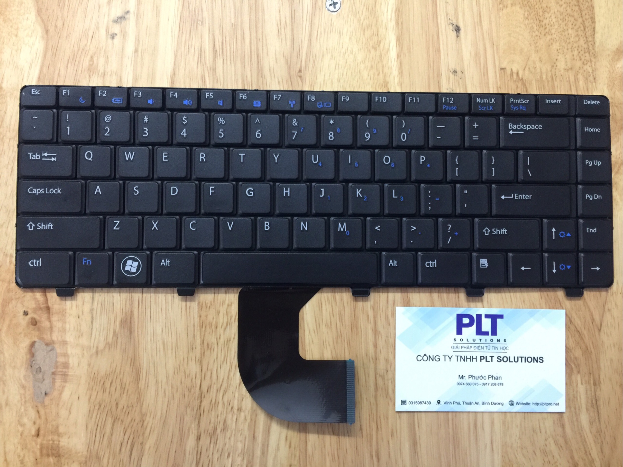 BÀN PHÍM LAPTOP DELL VOSTRO V3300, 3400, 3500, INSPIRON 3450 (MÀU ĐEN)