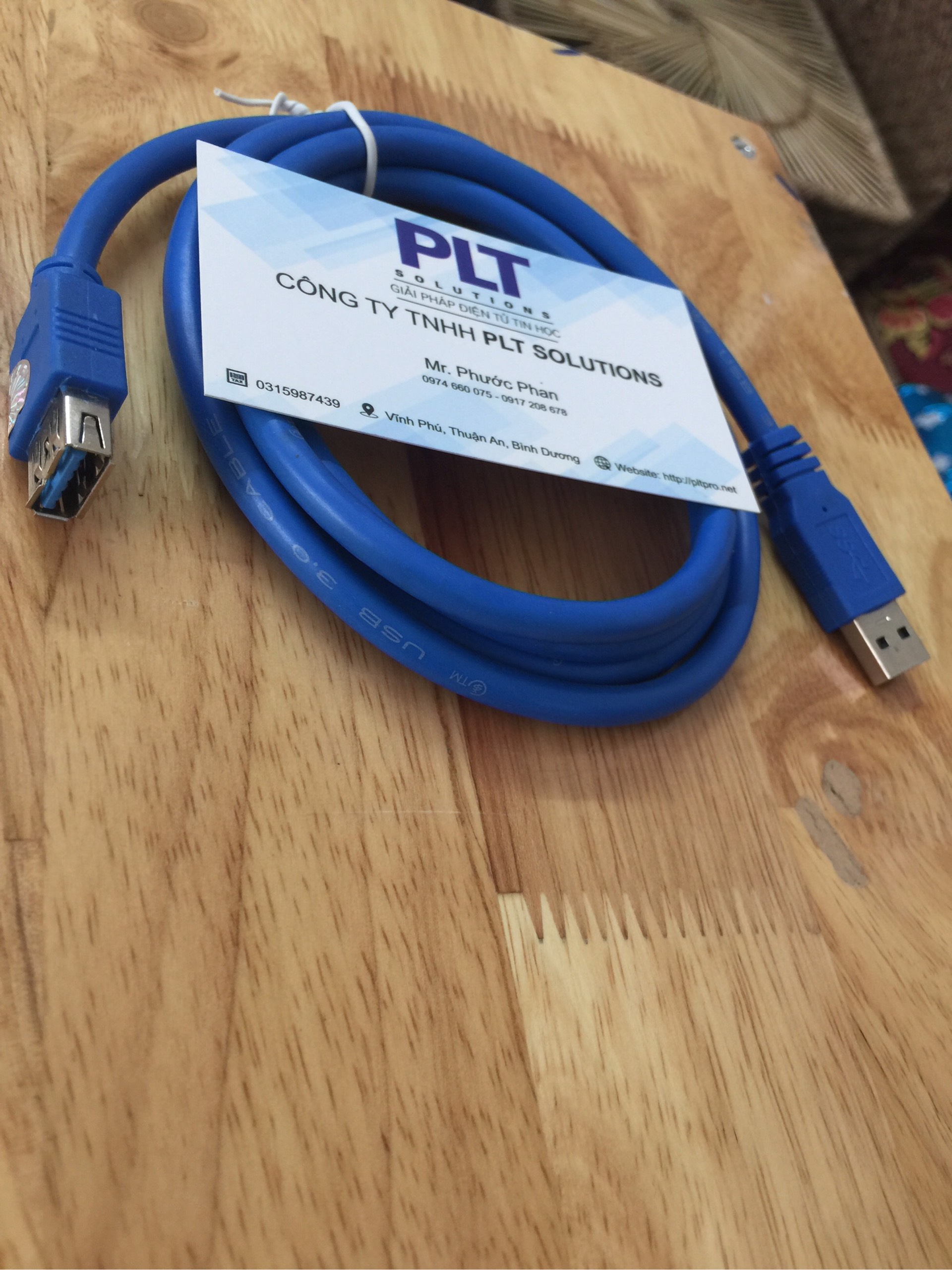 DÂY NỐI DÀI USB 3.0/2.0 CHẤT LƯỢNG TỐT (DÀI 1 MÉT - MÀU XANH)