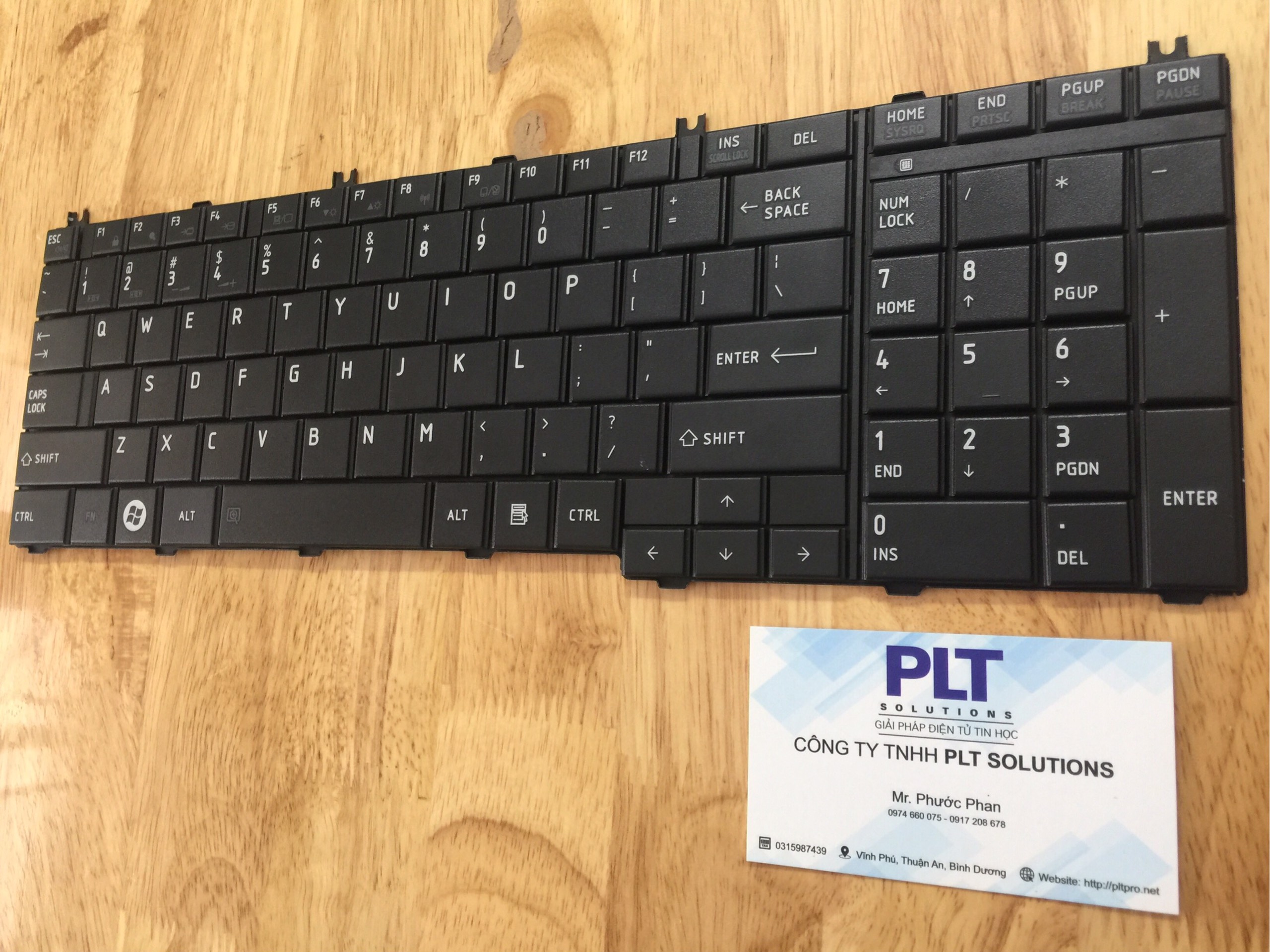 BÀN PHÍM LAPTOP TOSHIBA SATELITE L650, L655, L670, L675, L750, L755, L770, L775 (MÀU ĐEN)