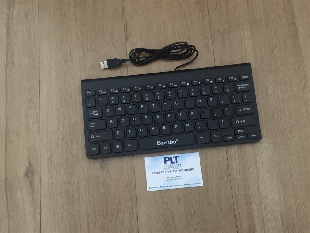 BÀN PHÍM MINI CÓ DÂY NHỎ GỌN TIỆN MANG ĐI LÀM, ĐI HỌC, PHÍM NHẤN ĐÃ TAY KHÔNG GÂY ỒN, MÀU ĐEN CHỐNG DƠ BẨN (BH 12 THÁNG)