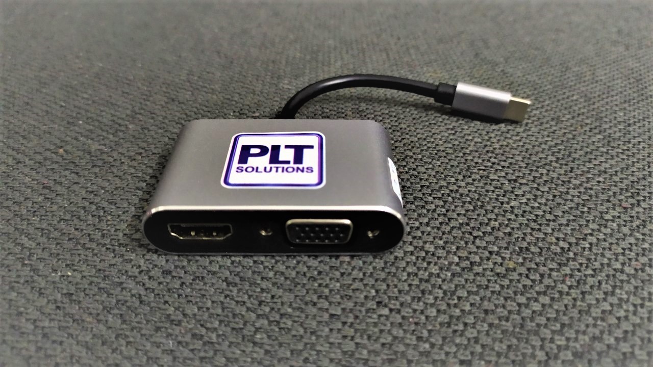 BỘ CHUYỂN ĐỔI TỪ  TYPE-C SANG HDMI + VGA LOẠI TỔT, RẤT THÍCH HỢP CHO MACBOOK VÀ NHỮNG LAPTOP SỬ DỤNG CỔNG TYPE-C